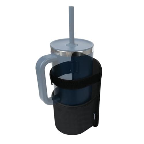Image of Upgrade Drinking Cup Holder, Patio Curved Chaise Chair Cup Holder, Drink Holder for Swing Chair Wicker Chair Egg Chair, Universal Cup Bottle Holder for Stanley Quencher, Owala and YETI 40 oz Tumbler