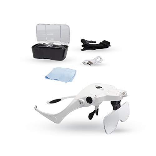Image of Lightcraft LED Magnifier Spectacles & Headband, LC1780USB