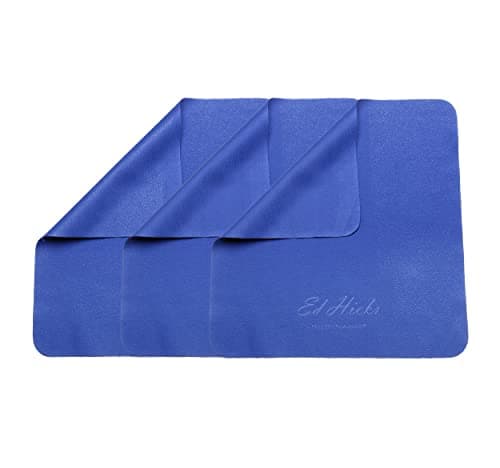 Image of Ed Hicks 3 Extra Large Premium Microfibre TV Screen Cleaning Cloths— 30cm x 30cm— for Cleaner OLED TV Screens, Car Screens, Tablets, Laptops, Computers etc ⭆ Double Sided Cleaning