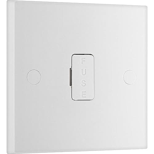 Image of BG Electrical Unswitched Fused Spur Connection Unit, Double Pole, Square Edge, Nexus 900 Series, White Moulded, 13A, 952