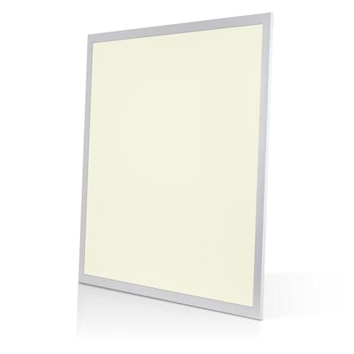 Image of Bright Source 600x600 LED Panel, Backlit Recessed Ceiling Tile Light, 40W, 3600lm, 90° Beam Angle, 3000K Warm White, Driver Included, Low-Glare UGR<19, Flicker Free