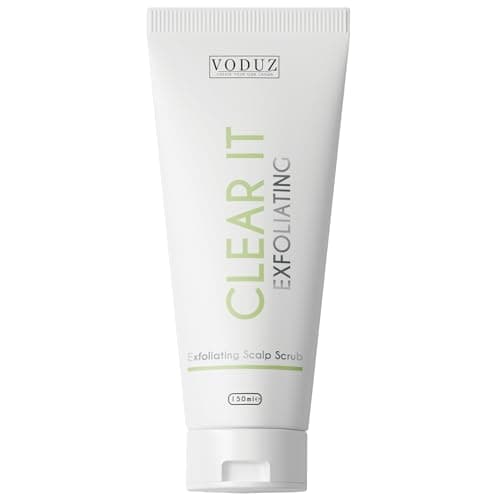 Image of Voduz ‘Clear It’ Exfoliating Scalp Scrub – Deep Cleansing Scalp Treatment with Peppermint, Antioxidants & Natural Exfoliants – Sulphate & Paraben Free – 150ml