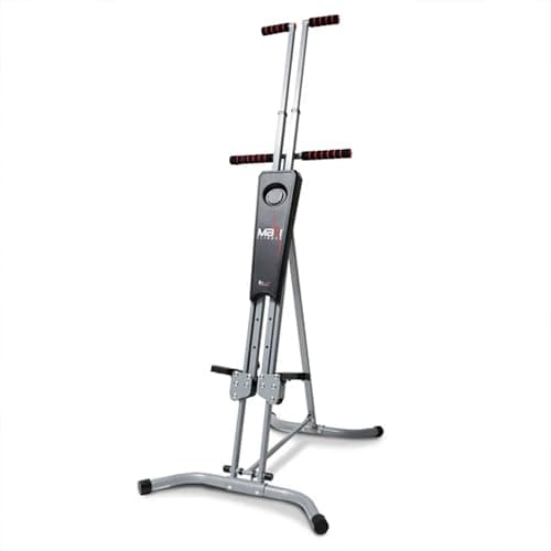 Image of New Image Maxi Climber - Vertical Climbing Cardio Exercise Machine - Full Body Workout - Multifunctional At Home Gym Equipment - Black/Grey
