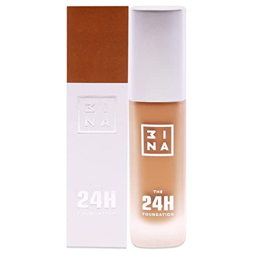 Image of 3INA MAKEUP - The 24h Foundation 663 - Brown Foundation Neutral/Pink Undertone - 24H Waterproof Liquid Foundation Full Coverage - Matte Foundation for Flawless Skin - Vegan - Cruelty Free