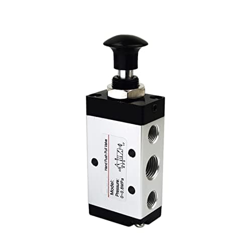 Image of SZZAVCOIW 4R310-8 Manual Valve 2 Way 5 Position Push And Pull Pneumatic Switch Of Directional 1Pcs(With 10mm Fittings)