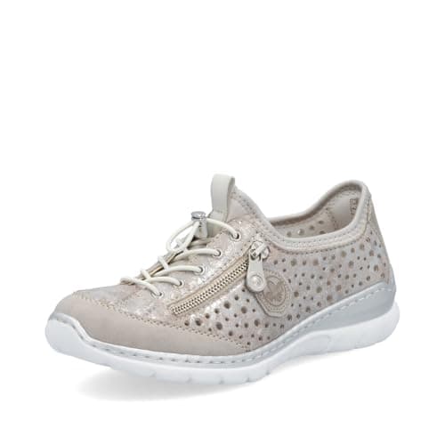 Image of Rieker Antistress Womens Metallic Casual Shoe - Size 6.5 - Multicolour