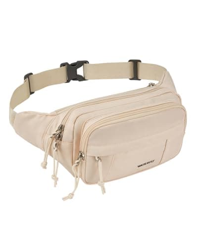 Image of Waterfly Bumbag Large Fanny Pack: Bum Bags Men Women Waist Pack Crossbody Chest Bag with Multi Pockets for Travel Hiking Camping Cycling