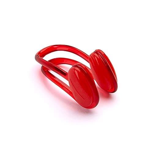 Image of Speedo Unisex-Adult Universal Nose Clip | Kit Bag Swim Essentials Training Aids, Red, One Size