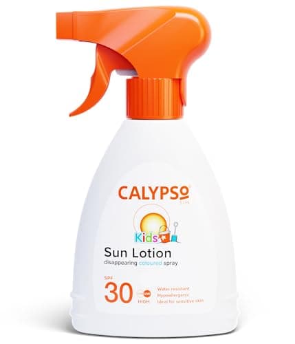 Image of Calypso Kids Coloured Spray | Disappearing Blue Lotion | SPF 30 | 200ml