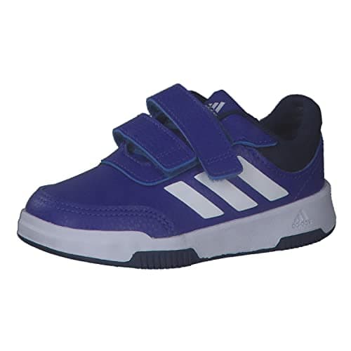 Image of adidas Unisex Baby Tensaur Hook and Loop Shoes, Lucid Blue / Dark Blue, 7 UK Child
