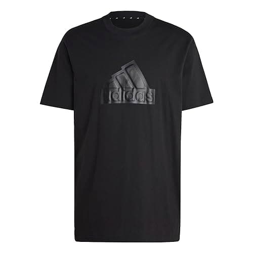 Image of adidas Men's Future Icon Badge of Sport T-Shirt, Black/Black, S