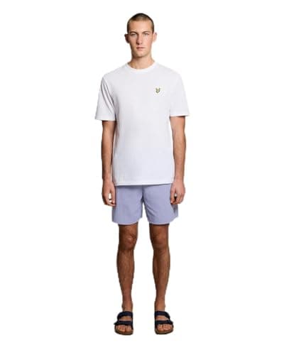 Image of Lyle & Scott Swimwear Plain Swimshort Y128 Bubble Blue, L