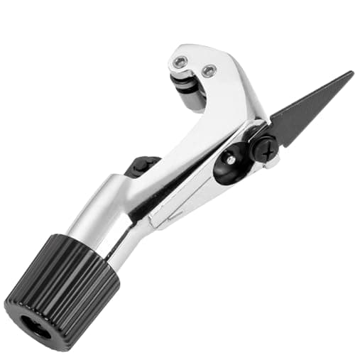 Image of Sharp-tec 4-28mm Pipe Cutter, Adjustable Tube Cutter with Aluminum Alloy Body, Pipe Cutting Tool with Blade for deburring for Copper, Brass, PVC, Aluminum