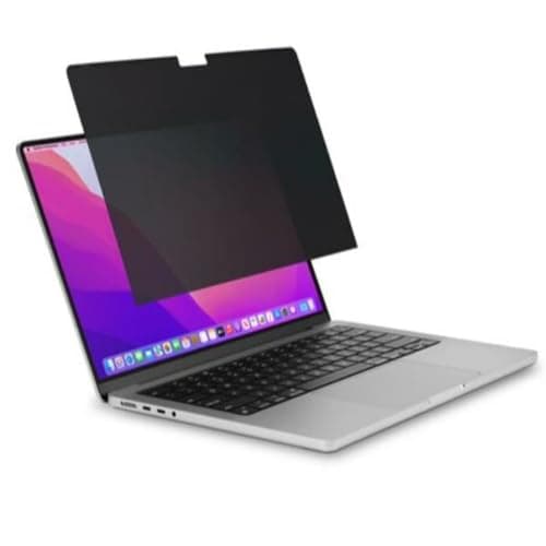 Image of Kensington MagPro Elite Magnetic Privacy Screen Filter Designed Exclusively for MacBook Pro 16" (2021 & Newer) M1, M2, M3 Pro/Max, Removable Protector, Anti-Glare, Blue Light Reduction (K58371WW)