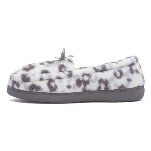 Image of The Slipper Company Womens Grey Moccasin Slipper - Size 3 UK - Grey