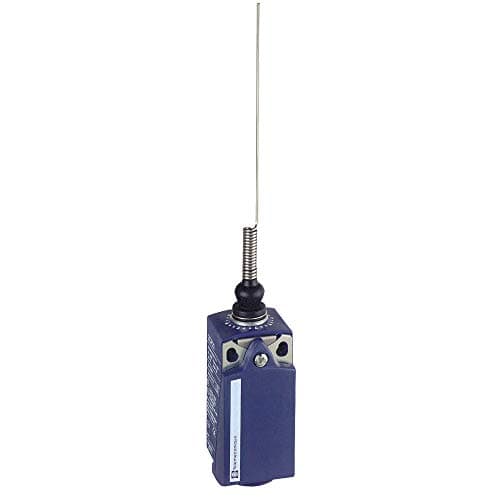 Image of Telemecanique OsiSense XC - Fixed Limit Switch with Multi-Directional, Cat's Whisker, Spring Return, Double Pole, Plastic, 1NC + 1NO, 240…250 V AC/DC, 1 Entry for M16 Cable, XCKP2106P16