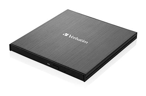 Image of Verbatim 43889 Slimline External Blu-Ray Writer USB 3.1 GEN 1 with USB-C Connection