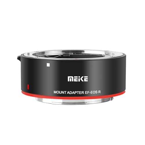 Image of Meike Metal Lens Adapter EF-EOSR Auto-Focus Mount Converter for Canon EF/EF-S Lens to EOS-R EOS-RP R5 R6 R7 R10 C70 and RED Komodo Cameras