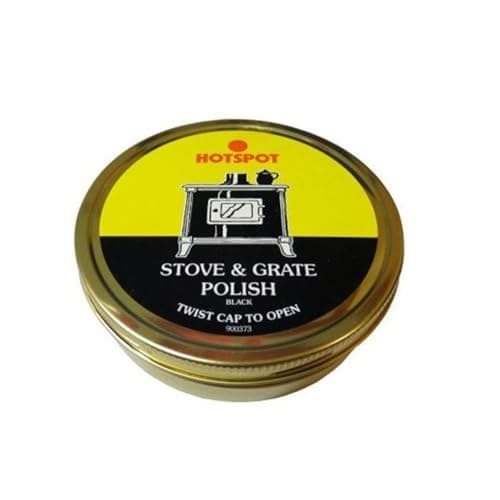 Image of Hotspot Stove & Grate Polish, Easy-to-Apply, Rust and Corrosion Protection, Quick-Drying Formula, Heat-Resistant Polish for Fireplace, Stove, Barbecue Grates, Indoor and Outdoor Use, 170g
