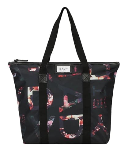 Image of DAY ET Gweneth Print Shoulder Bag Black