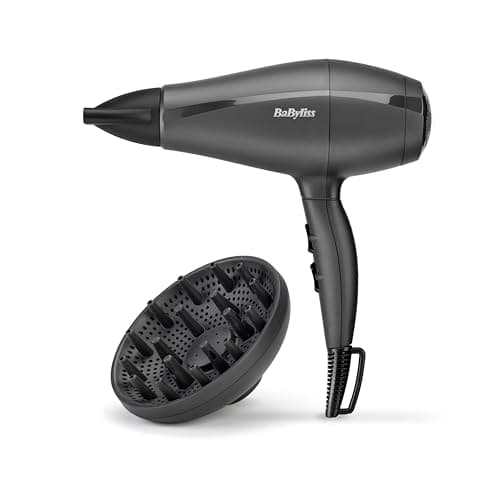 Image of BaByliss Power Light Dry 2000 Hair Dryer, Lightweight Professional Hair Dryer, Made in Italy, Extra-Fast Air Flow