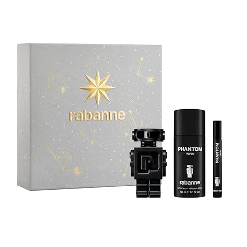 Image of Rabanne Phantom Parfum 50ml Gift Set 2025 (Contains 50ml Parfum, 150ml Deodorant Spray and 10ml Travel Spray)