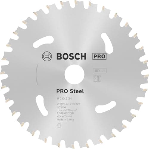 Image of Bosch 1x PRO Steel Circular Saw Blades for Cordless Hand-Held Dry Cutters (for Steel, Ø mm, Professional Accessory Hand-Held Dry Cutter)