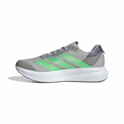 Image of adidas Men's Duramo Speed 2 Running Shoes, Grey Two/Lime Burst/preloved Violet, 10 UK