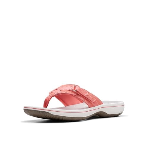Image of Clarks Women's Breeze Sea, Coral Synthetic, 2.5 UK