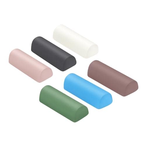 Image of scottchen PRO Buffing Polishing Cutting Compounds 6 Pcs Kits for Stainless Steel Aluminum Jewelry,Black White Purple Brown Blue Green,from Course to Fine - 35g/pcs