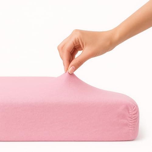 Image of Family Bedding Single Fitted Sheet Pink | Deep Pocket Single Bed Sheets | Soft Jersey Cotton 4 Way Stretch | Shrinkage and Fade Resistant Bed sheet. (Single (100x200cm), Pink).