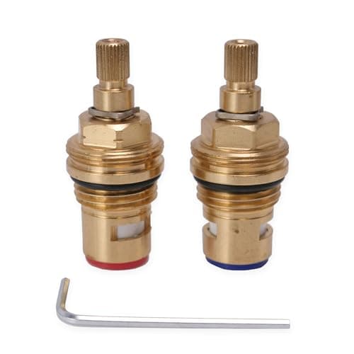 Image of Franke Eiger (SP3561) Replacement Valves Cartridge Spares Plus Allen Key - Pair