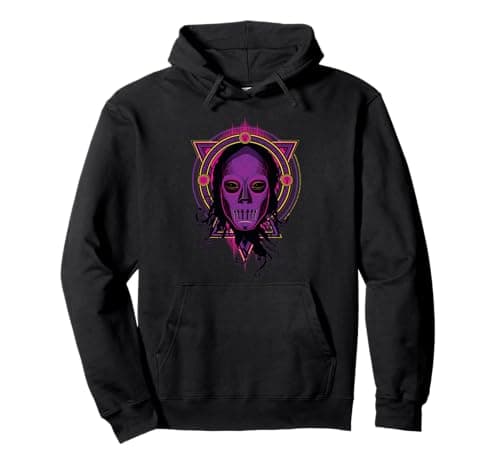 Image of Harry Potter Lord Voldemort Death Eater Mask Pullover Hoodie