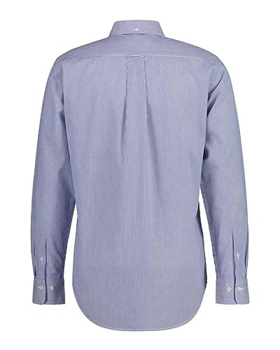 Image of GANT Mens Poplin Banker Shirt College Blue L