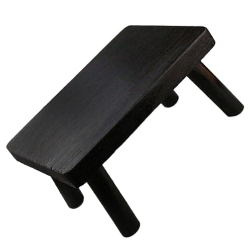 Image of Paulownia Wood Rectangu ol - Japanese Style Space-Saving Side Table & Step ol for Bedroom and Living Room - Versatile and Stylish Home Decor