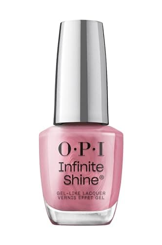 Image of OPI Infinite Shine Nail Polish - Aphrodite's Pink Nightie - Gel Like & Long Lasting Pink Nail Polish - with Pre-Cured Gel Technology & OPI Pro-Wide Brush (15ml)