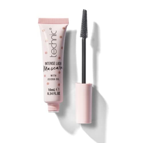Image of Technic Intense Lash Mascara in Rich Black - Vegan Formula With Jojoba Oil & Vitamin E To Moisturise & Condition Lashes With a Tapered Wand For Intense Length & Volume In Just One Coat. 10ml