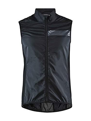 Image of Craft Men's Essence Light Wind Vest Cycling Jacket, black, 3XL