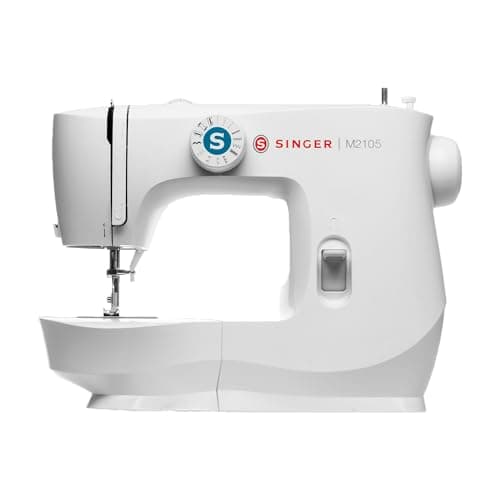 Image of Singer M2105 Sewing Machine, White, One Size