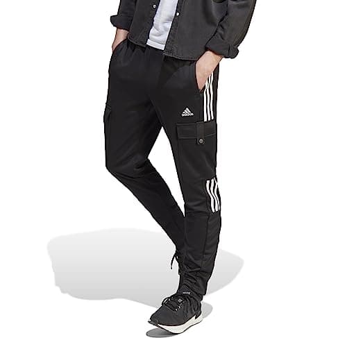 Image of Adidas Men's Tiro Cargo Pants, Black/White
