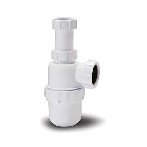 Image of 40Mm 1 1/2" Telescopic Waste Bottle Trap (76Mm Seal) Bathroom Kitchen Basin Sink