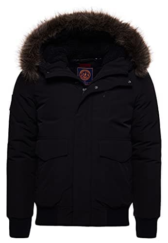 Image of Superdry Men's Everest Bomber Parka - - XL Jet Black