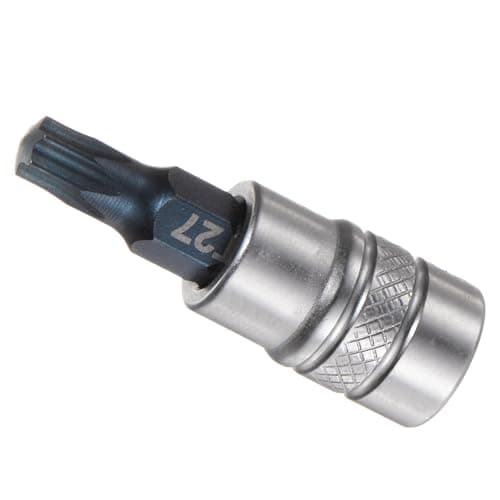 Image of CoCud Torx Bit Socket, 1/4" Drive x T27 S2 Steel CR-V Torx Star Socket Impact Bit Screwdriver Sockets Adapter - (Applications: for Fastening Screws), 1-Pieces