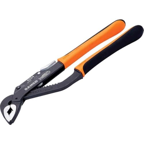 Image of Bahco 8224 Ergo Slip Joint Pliers 250mm, Quick Release Adjustable Grip Pliers Wide Opening