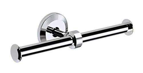 Image of Bristan SO DROLL C Solo Double Toilet Roll Holder - Chrome Plated