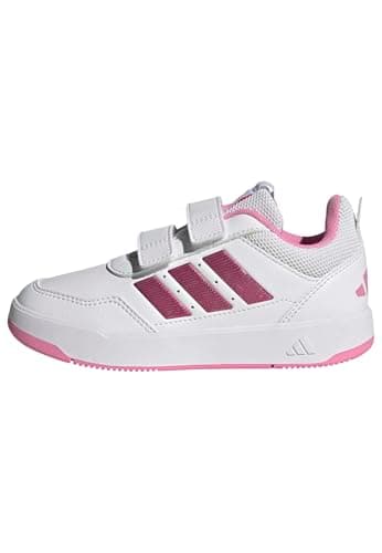 Image of adidas Unisex Kids TENSAUR Sport 3.0 Hook and Loop Shoes Kids, FTWR White/Bliss Pink/Grey Two, 13 UK Child