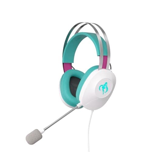 Image of ASUS TUF Gaming H1 Gen II Hatsune Miku Edition, Wired Gaming Headset with 40mm Essence Drivers, Virtual 7.1 Surround Sound, TeamSpeak Certified Microphone, Lightweight Design