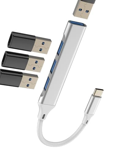 Image of USB C Adapter OTG Cable USB Hub Type C MacBook for iPhone 17 16 15 Pro Max for Apple for iPad Compatible with Samsung Galaxy Port Multiport Docking Station Laptop Thunderbolt 3.0 Data Connector Dongle