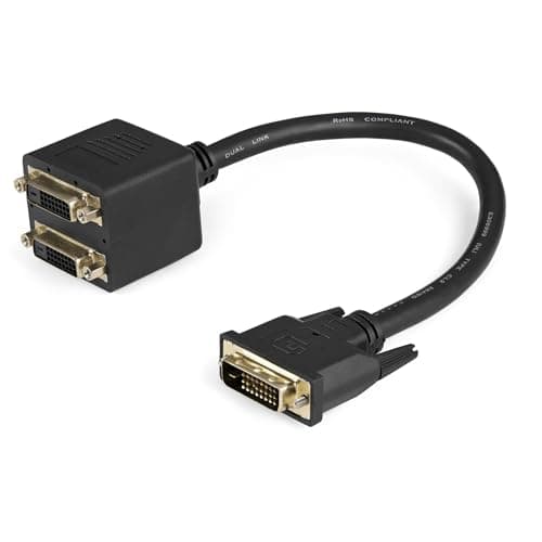 Image of StarTech 0.30m DVI-D to 2x DVI-D Digital Video Splitter Cable