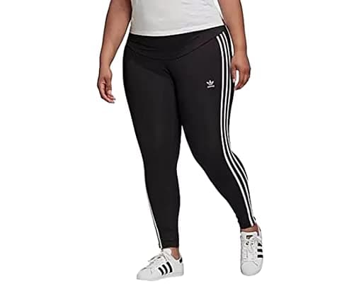 Image of adidas Originals Women's 3-stripes Leggings Tights, Black/White, S